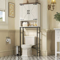 Storage Cabinet Above The Toilet, with Three Adjustable Shelves, Rustic Bathroom Furniture, Bathroom, Laundry Room Storage Cabinet, Can Be Used As A Storage Cabinet Above The Garbage Bin