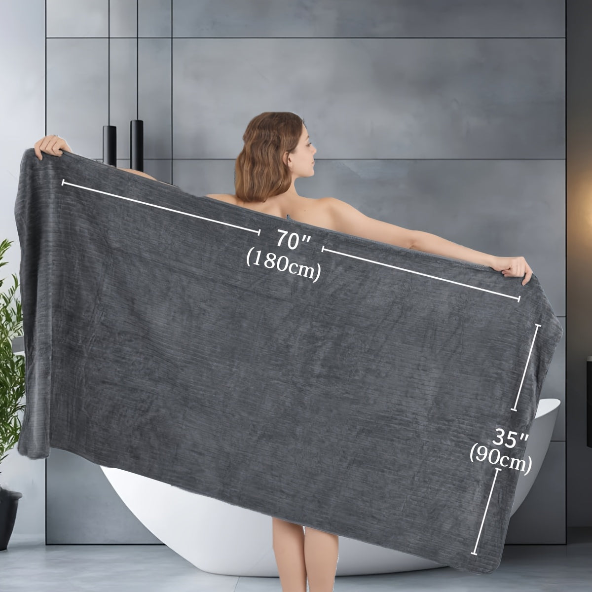 16pcs Oversized Bath Towel Set-4 Extra Large Bath Towel Sheets, 4 Hand Towels, 8 Washcloths Soft Highly Absorbent Quick  Shower Towels for Bathroom, Gym, Hotel & Spa, 100% Microfiber