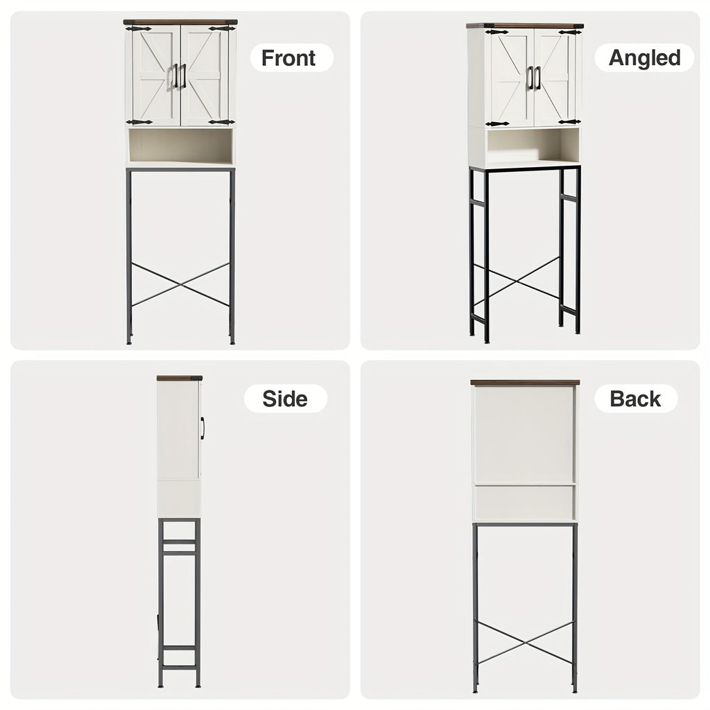 Storage Cabinet Above The Toilet, with Three Adjustable Shelves, Rustic Bathroom Furniture, Bathroom, Laundry Room Storage Cabinet, Can Be Used As A Storage Cabinet Above The Garbage Bin